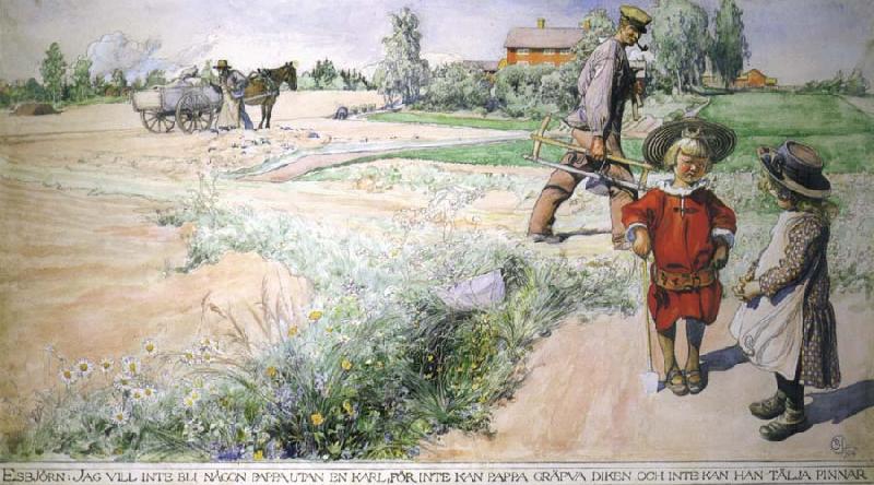 Carl Larsson Boy and girl Spain oil painting art